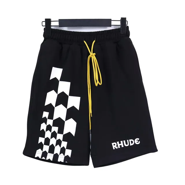 Rhude Graphic Shorts Checkerboard Print