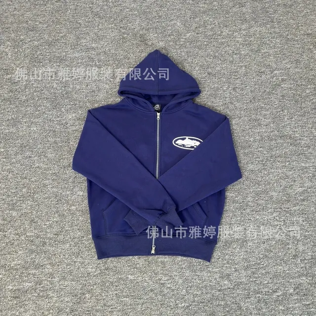 Zip-Up Hoodie Oval Logo