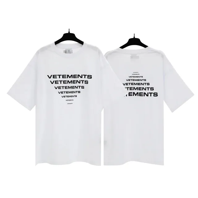 Vetements Logo Print T-Shirt Multi-Logo