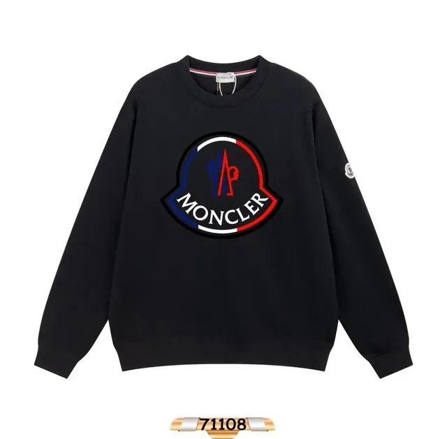 Moncler Crewneck Sweatshirt Logo Patch