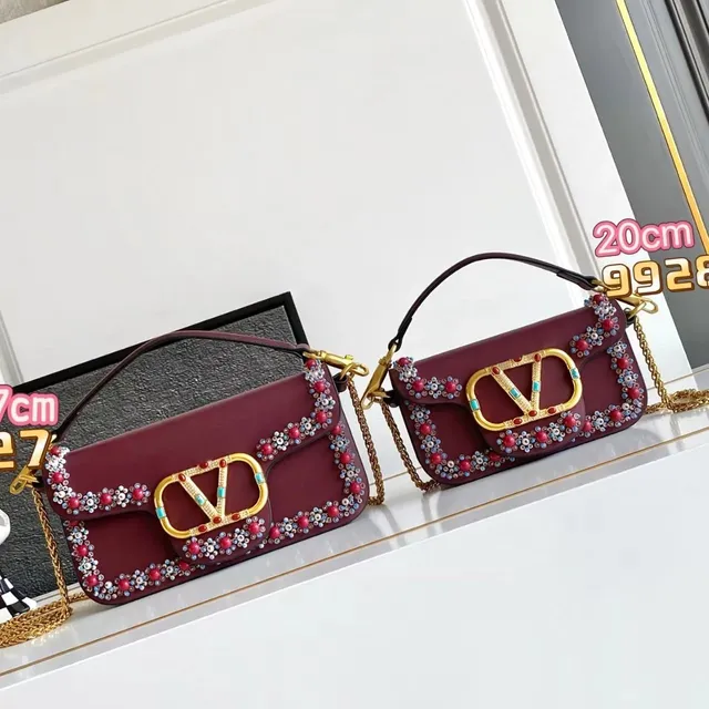 Valentino VLogo Bag Crystal-Embellished