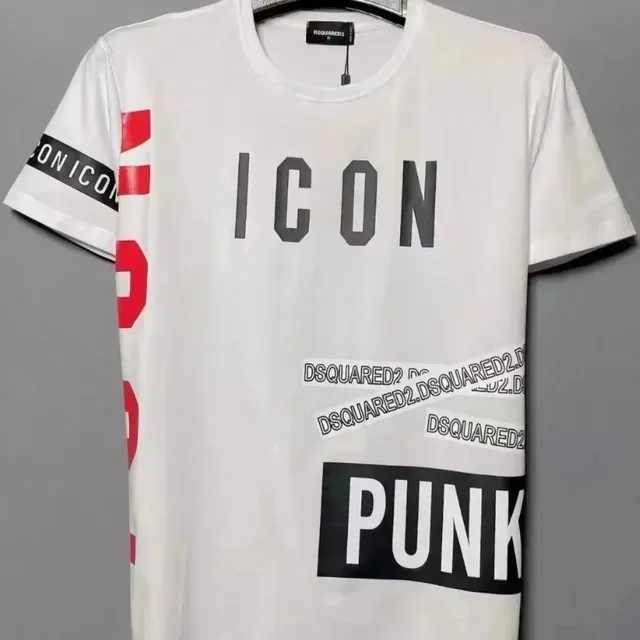 Dsquared2 Icon Punk Tee Graphic Print