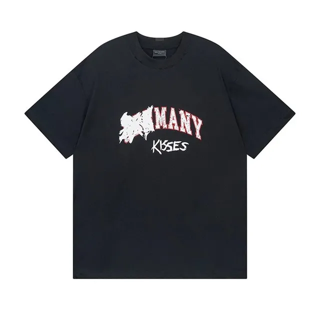 Balenciaga Graphic T-Shirt Many Kisses