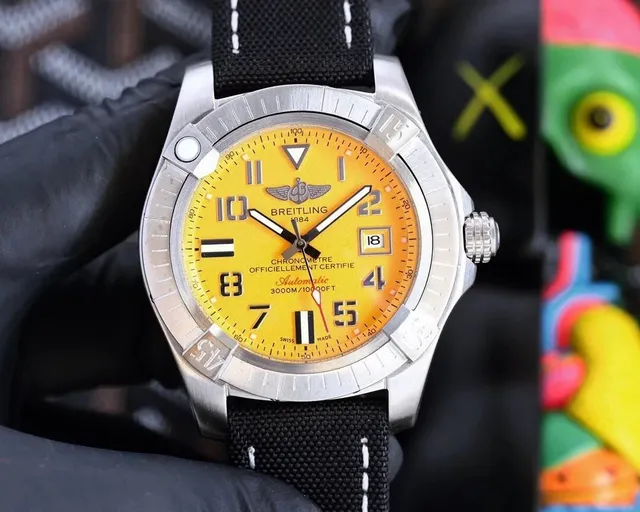 Breitling Chronomat 1884 Yellow Dial
