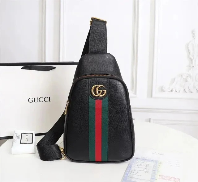 Gucci GG Marmont Sling Bag Web Stripe