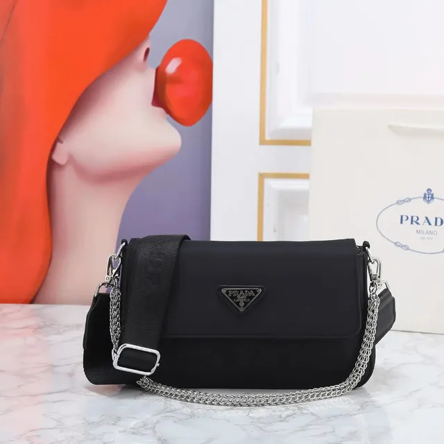 Prada Re-Nylon Crossbody Black