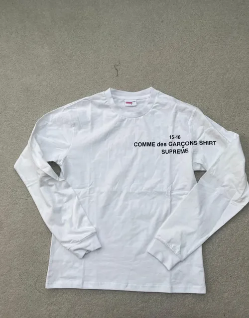 Supreme Long Sleeve Shirt Comme des Garçons Collaboration