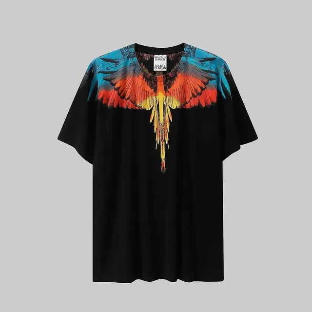 Marcelo Burlon Wings T-Shirt Multicolor Wings Print