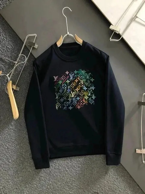 Louis Vuitton Crewneck Sweatshirt Multicolor Monogram Print