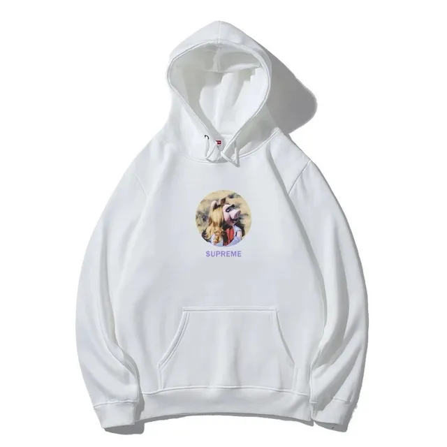 Supreme Hooded Sweatshirt Miss Piggy Print