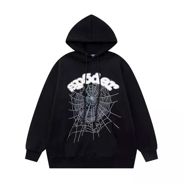 Sp5der Hoodie Spider Web Graphic