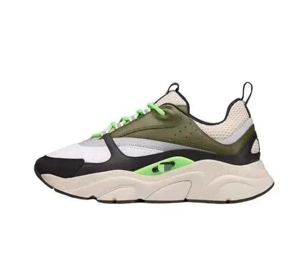 Dior B22 Olive Green White Black