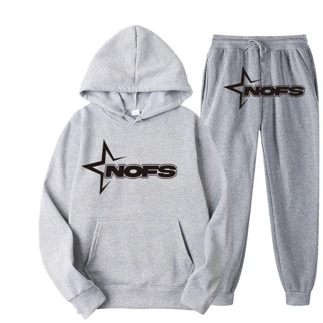 Corteiz Hoodie and Joggers Set Star Logo