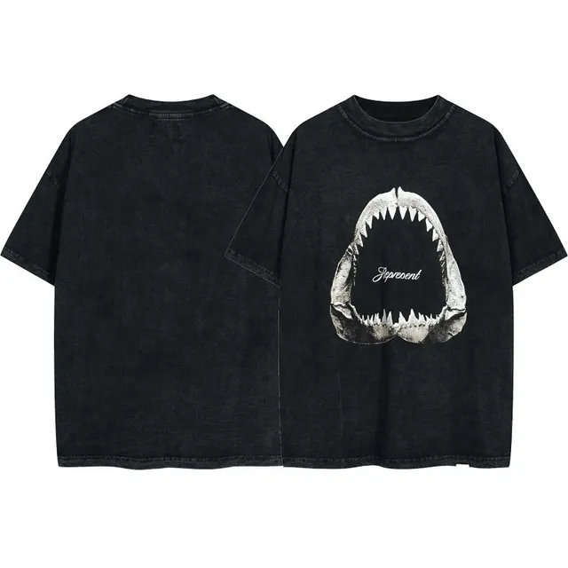 Represent Shark Jaw Tee Acid Wash