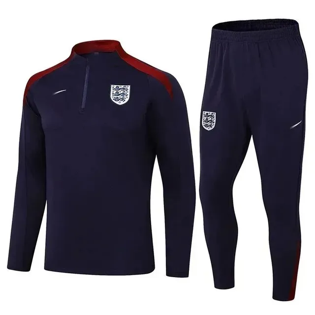 Nike × England National Team England Training Set Navy with Red Accents
