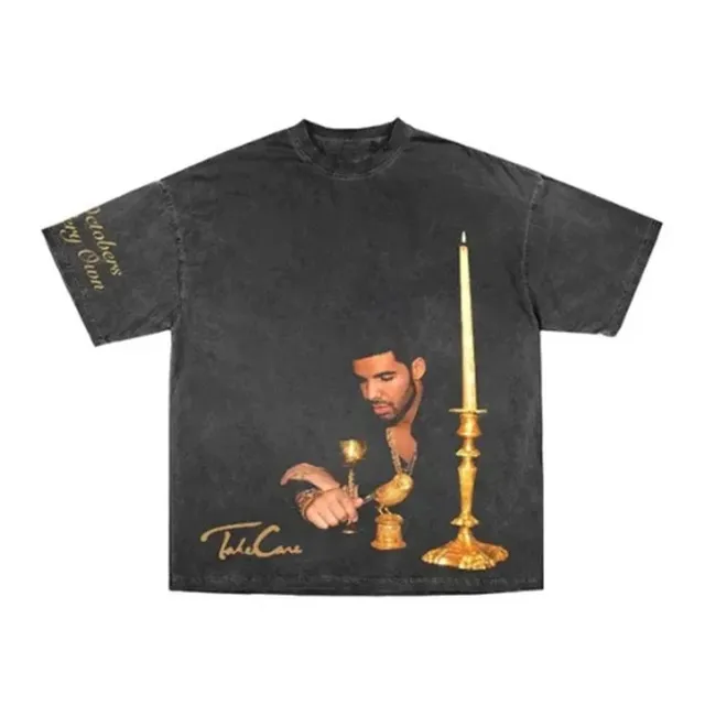 Drake Graphic Tee OVO Candle Print