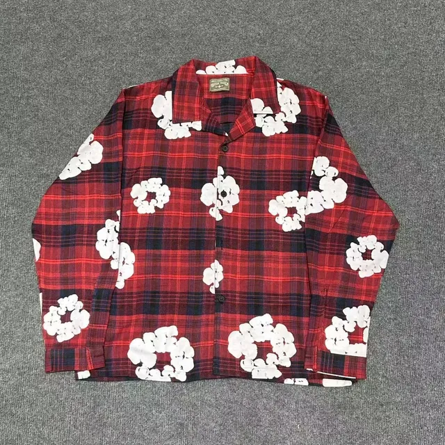 BAPE Flannel Shirt Cloud Print