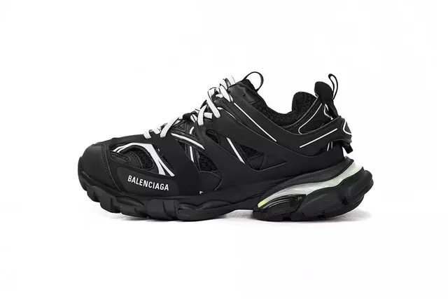 Balenciaga Triple S Black White