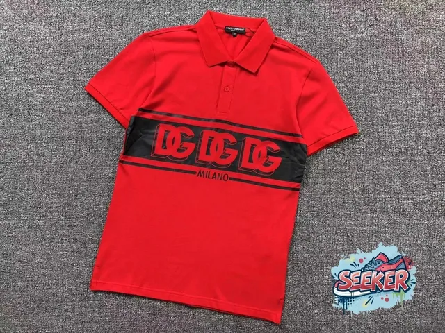 Dior Polo Shirt DG Logo Band