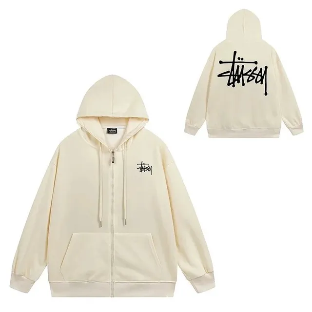 Stüssy Zip-Up Hoodie Classic Logo