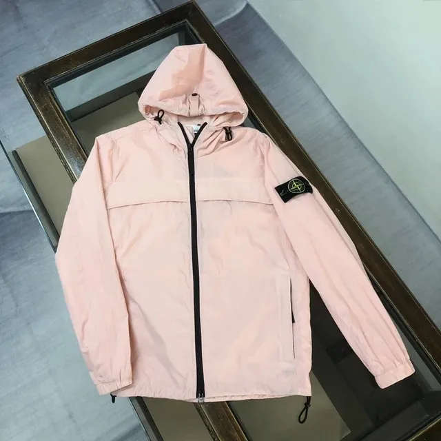 Stone Island Windbreaker Jacket Light Pink