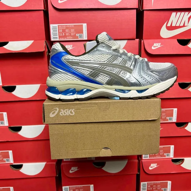 Asics Gel-Kayano 14 Metallic Silver Blue