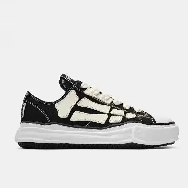 Sacai Lace-Up Sneaker Skeleton Print