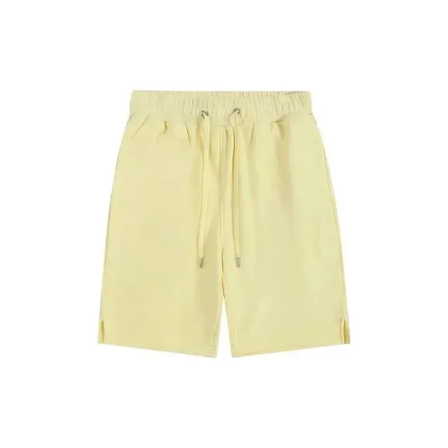 Drawstring Shorts Light Yellow