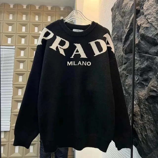 Knit Sweater PRADA MILANO Logo
