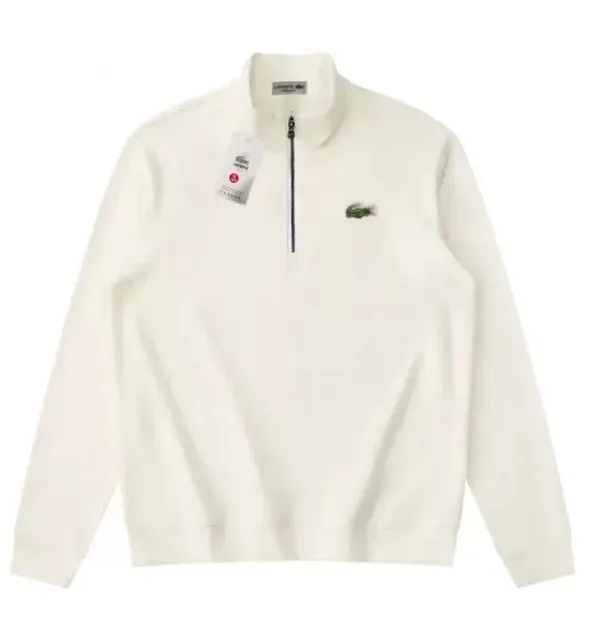 Lacoste Quarter-Zip Sweatshirt Classic Croc Logo