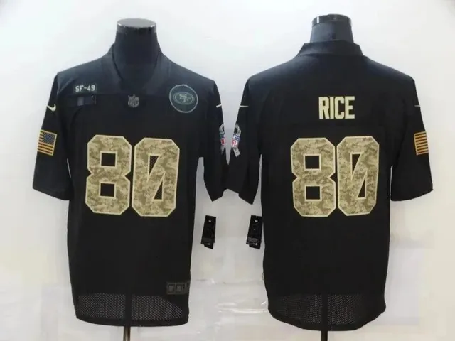 Nike NFL Salute to Service Jersey Camouflage Number 80