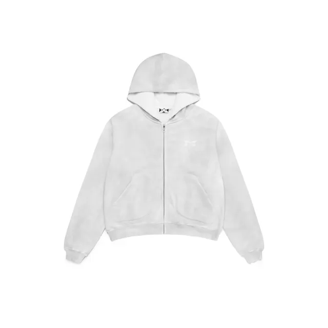 Balenciaga Zip-Up Hoodie Velour