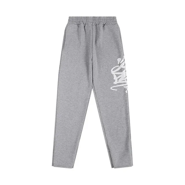 Sweatpants Graffiti Print
