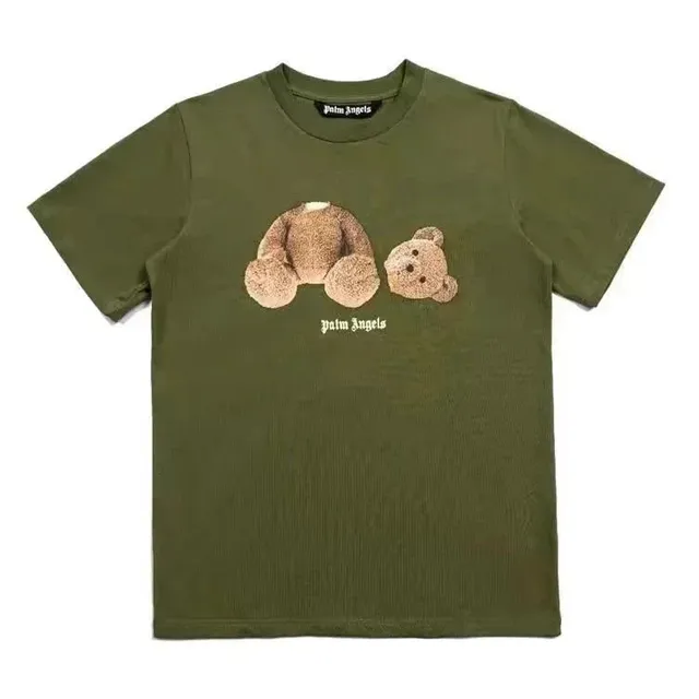 Palm Angels Teddy Bear Tee Olive Green