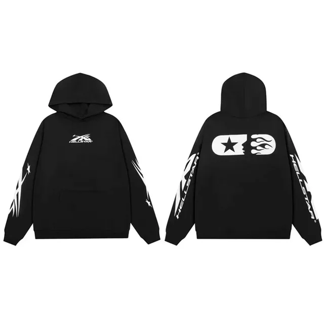 Hellstar hoodies sweatshirts Star Flame Print