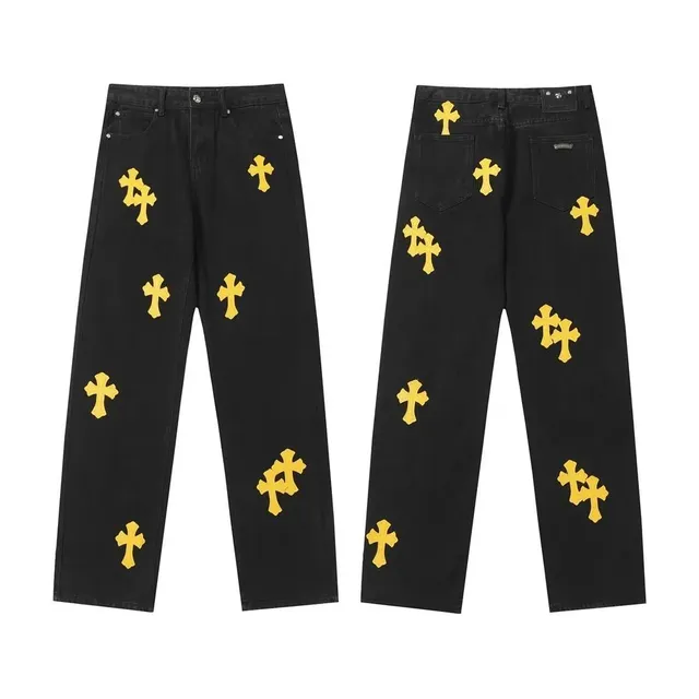 Chrome Hearts Cross Patch Jeans