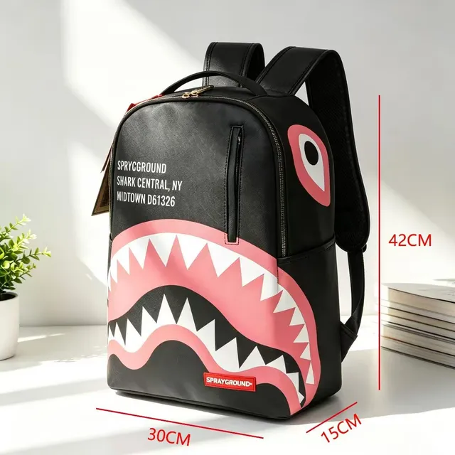 Sprayground Shark Backpack Pink Jaw