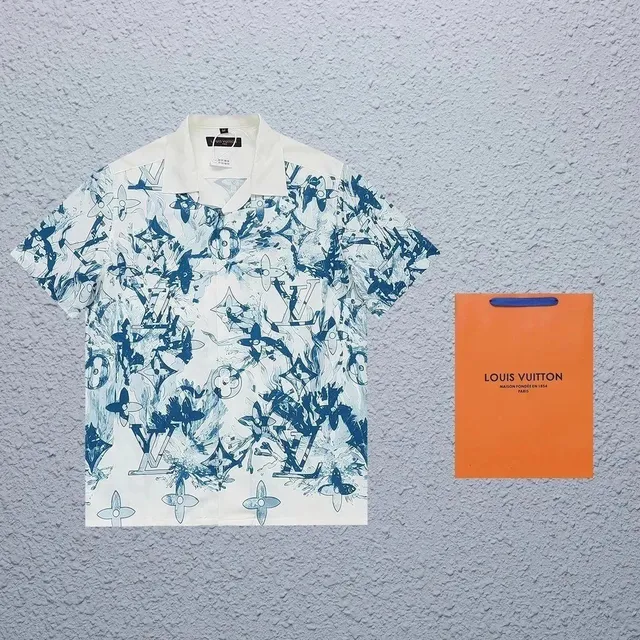 Louis Vuitton Printed Short-Sleeve Shirt Monogram Floral
