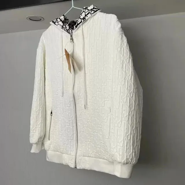 Dior Oblivion Hooded Jacket Embroidered Oblique Pattern