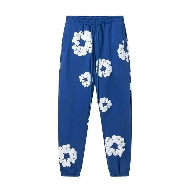Balenciaga Joggers Floral Appliqué