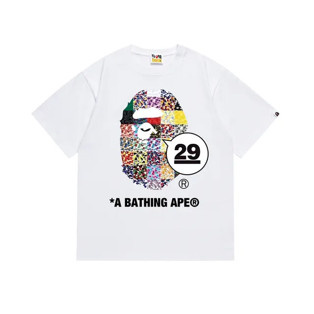 BAPE Shark Tee 29th Anniversary Patchwork
