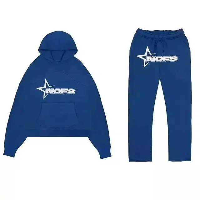 Corteiz Hoodie and Joggers Set Star Logo