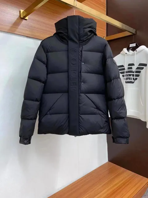 Moncler Puffer Jacket Logo Tape