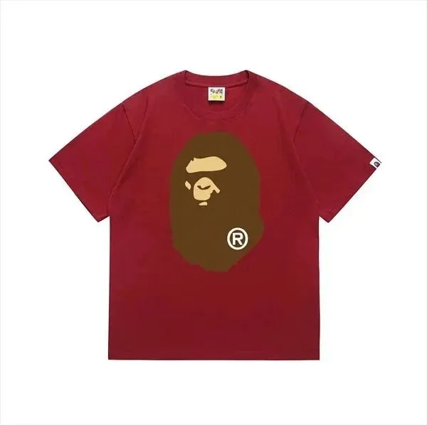 BAPE Shark Tee Brown Ape Head