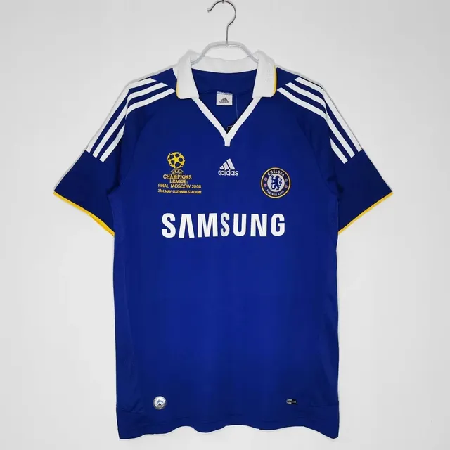 Adidas Chelsea 2008 Champions League Final Jersey Moscow Final Commemorative