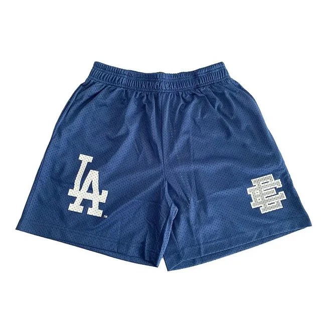 Eric Emanuel × MLB Mesh Shorts LA Dodgers Logo