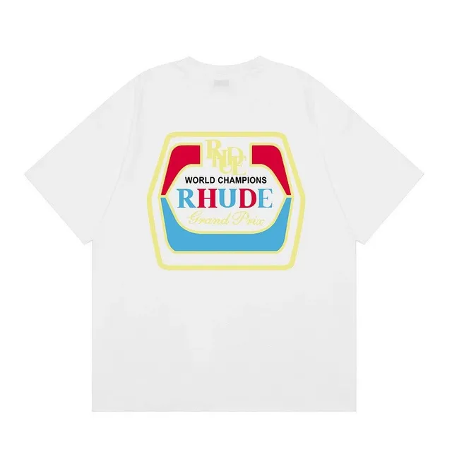 Rhude Graphic Tee World Champions Logo