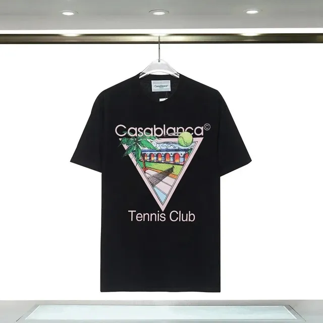Casablanca Tennis Club Tee Triangle Print