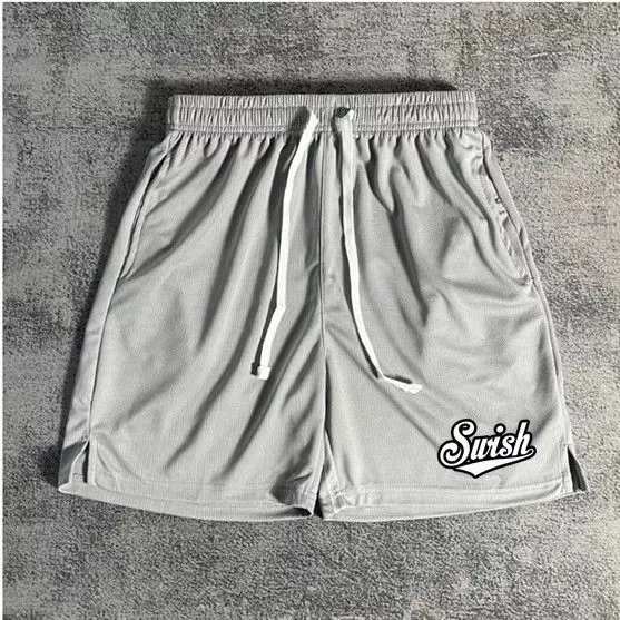 Swish Athletic Shorts Logo Embroidered