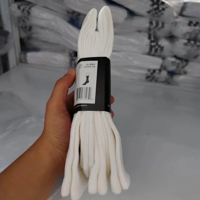 四季薄款长筒白色